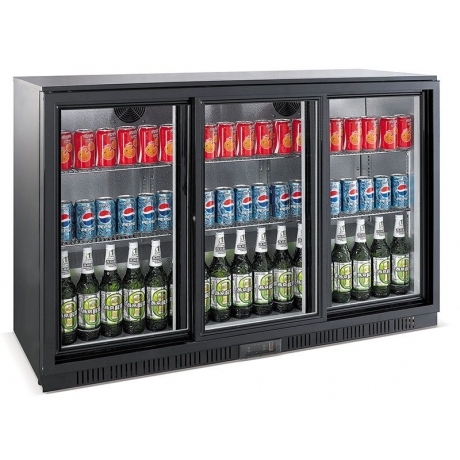 KING COMPANY BBT350S(A) Mesa Refrigerada Bar 3 Puertas Corredizas