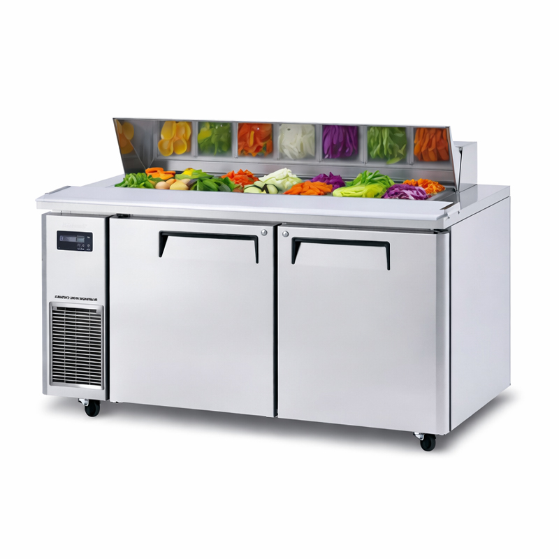 KING COMPANY CUR12-2SD Mesa Conservación Ensaladera 2 Puertas 380 Litros