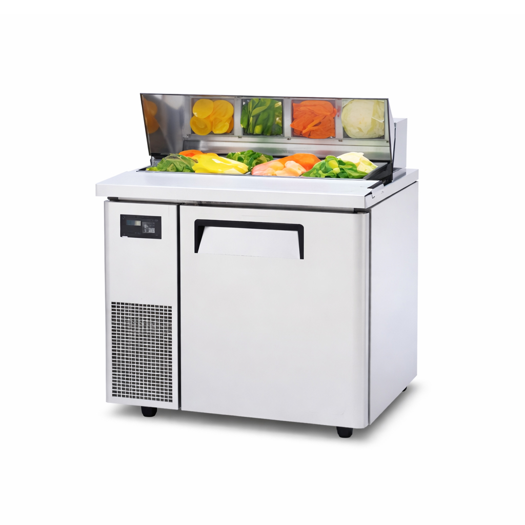 KING COMPANY CUR9-1SD Mesa Conservación Ensaladera 1 Puerta 204 Litros